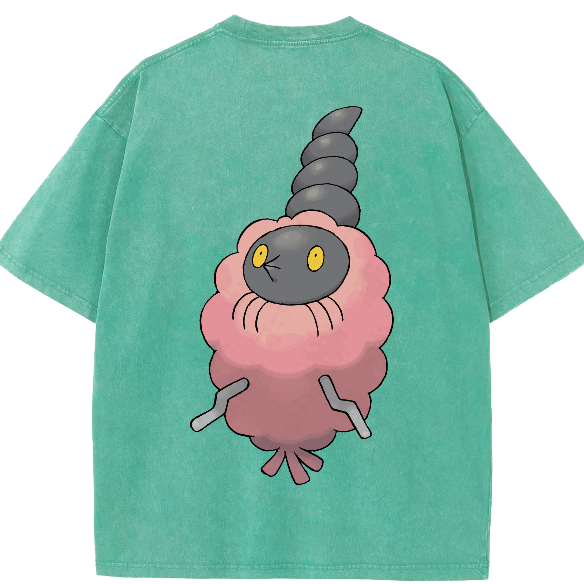 （画像用） ポケットモンスター Pokémon 綿100% ヴィンテージ風 半袖Tシャツ（背面プリント）